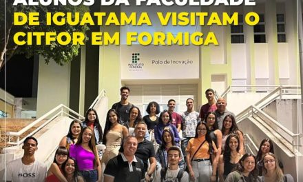 Alunos da Faculdade de Iguatama visitam ambientes de inovação em Formiga