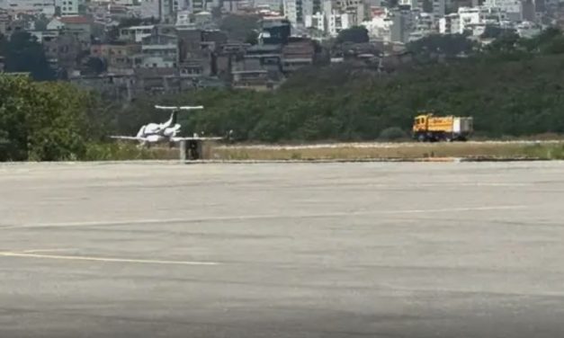 Pneu de avião estoura durante decolagem e aeroporto da Pampulha fica fechado por 1h