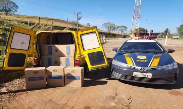 Homem é preso com 13.500 maços de cigarros contrabandeados na BR-381