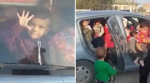 Professora é presa após transportar 25 crianças em carro