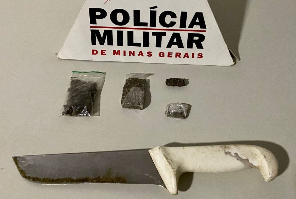 Dois jovens são presos e menor apreendido com drogas no Recanto da Praia, em Formiga