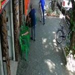 Homem furta mesa e cadeiras de restaurante e volta para almoçar