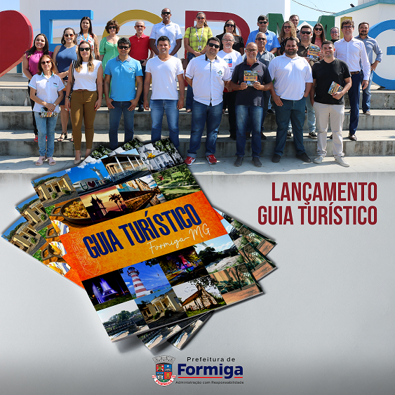 Lançamento oficial do ‘Guia Turístico Formiga’ é realizado no Mirante do Cristo