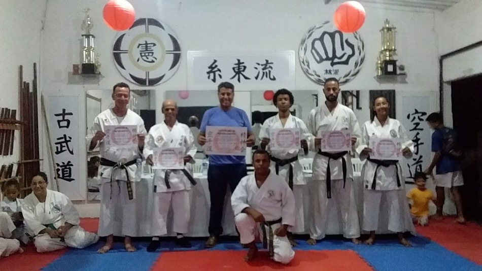 Atleta formiguense participa de banca examinadora de karatê em Lagoa da Prata