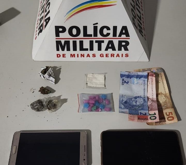 Jovens são presos com drogas em posto de combustíveis, em Formiga