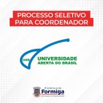 Abertas inscrições para PSS de Coordenador da UAB Polo Formiga