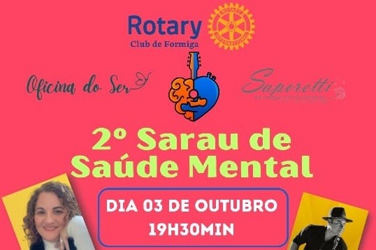 Inscrições para o 2º Sarau de Saúde Mental estão abertas