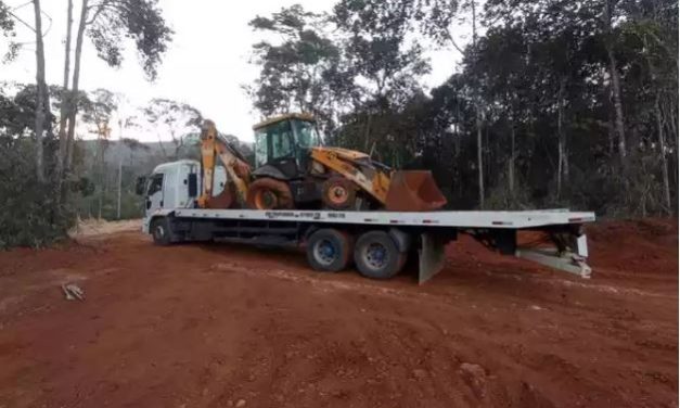 PM desmonta garimpo ilegal dentro de reserva ambiental da mineradora Vale