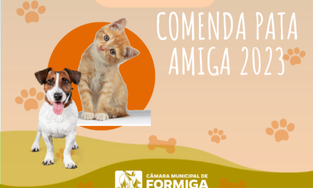 Câmara promove a primeira edição da Comenda “Pata Amiga” na segunda-feira