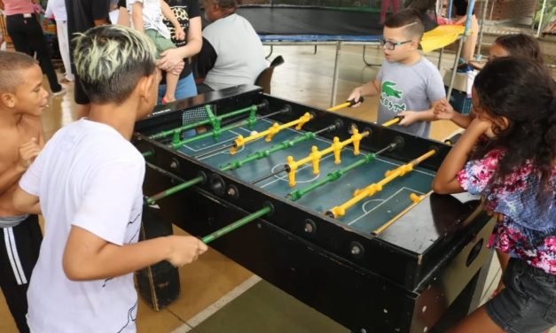 ‘Dia de Brincar’: Evento promovido pela Prefeitura contou com brincadeiras e apresentações artísticas