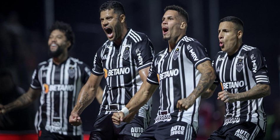 Atlético vence o RB Bragantino fora de casa e entra no G6 do Brasileiro