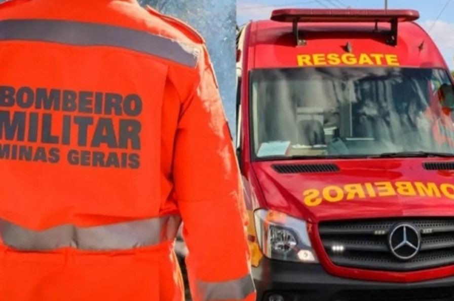 Motorista fica ferido após perder controle de veículo e cair em talude, na MG-050