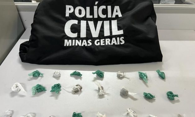 Jovem é preso por tráfico durante ação policial em Itaúna