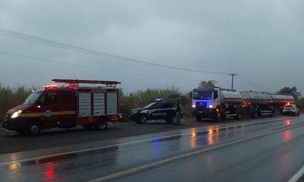 Homem morre após ser atropelado por dois caminhões no interior de Minas