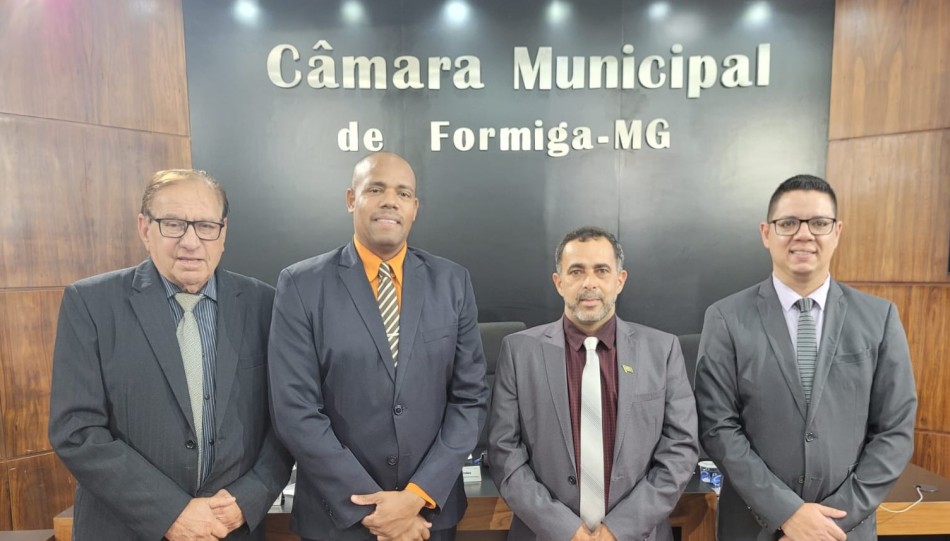 Definida a Mesa Diretora da Câmara de Formiga