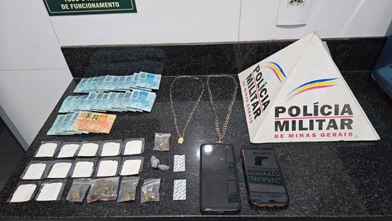 Suspeitos de tráfico de drogas são presos no bairro Quartéis, em Formiga