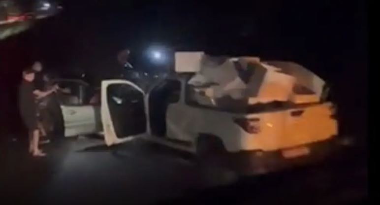 Acidente entre carro e caminhonete deixa sete feridos na BR-381