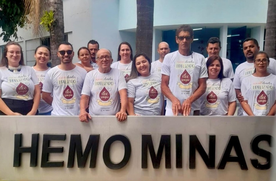 Quatorze pessoas de Formiga doam sangue ao Hemominas