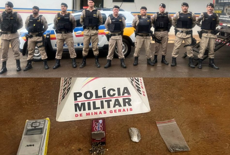 Durante operação, jovem é preso por tráfico de drogas em Bambuí
