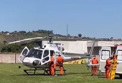 Casal sofre acidente em ponte próxima à portaria da Casca D’anta, em São Roque de Minas