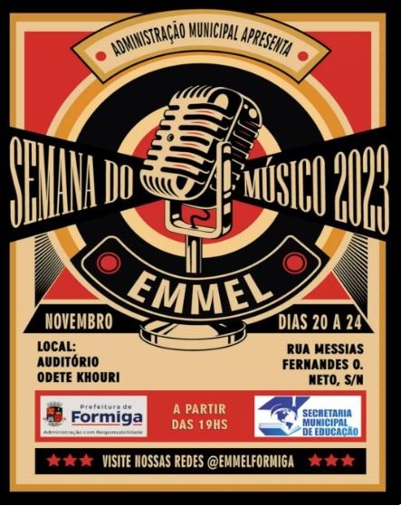 Semana do Músico terá início na próxima segunda-feira, em Formiga