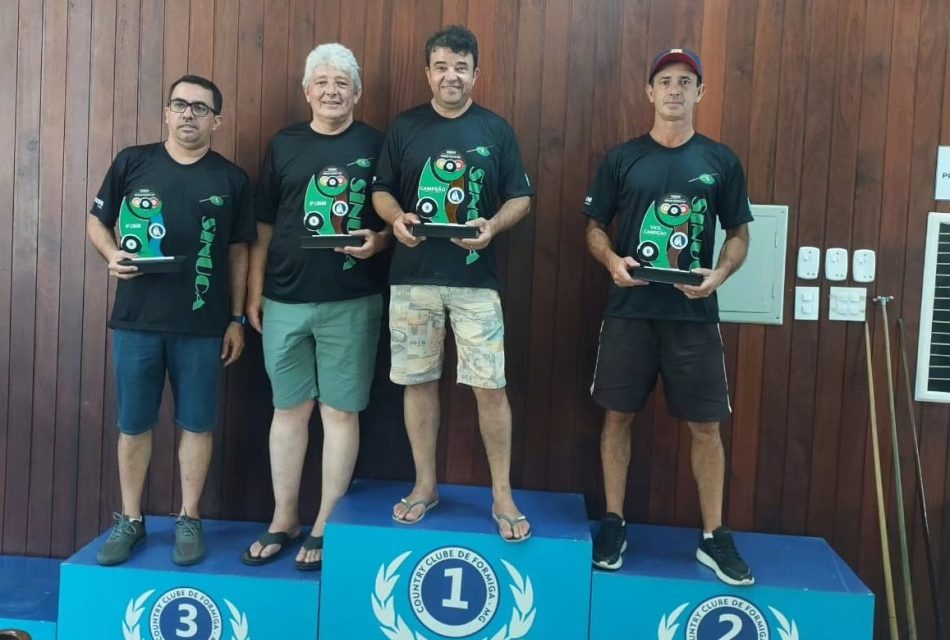 Torneio de Sinuca movimenta o Country Clube de Formiga