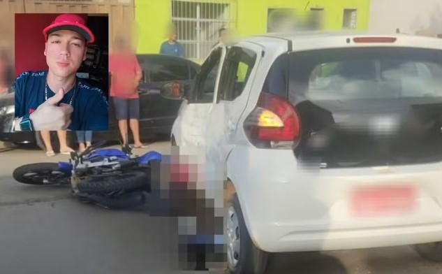 Motociclista de 25 anos morre em acidente com carro em avenida de Machado