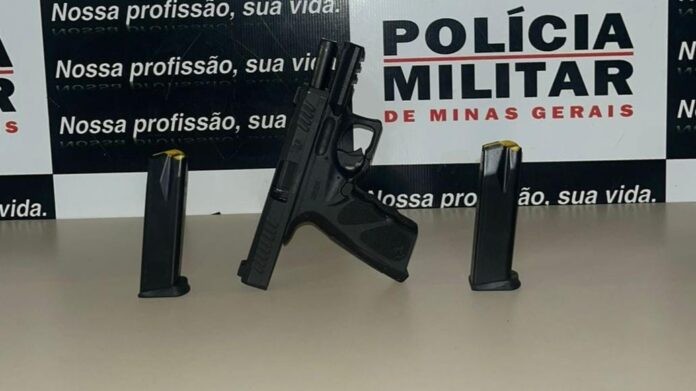 Homem é detido suspeito de ameaça com arma de fogo em Lagoa da Prata