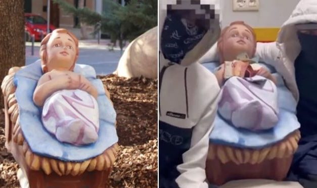 Menino Jesus é ‘sequestrado’ de presépio e criminosos cobram R$ 10 mil de resgate