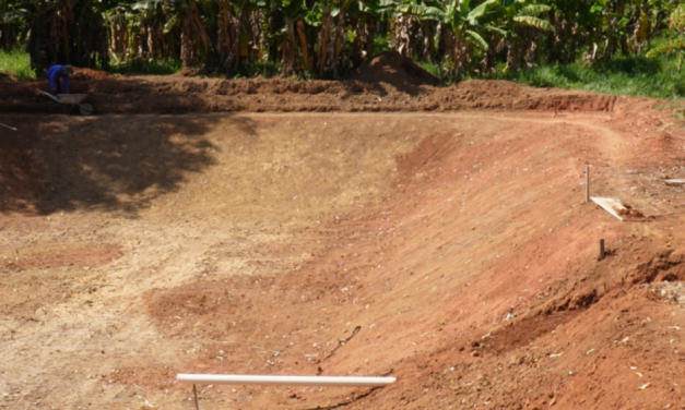 Lago de múltiplo uso é construído na Fazenda Laboratório