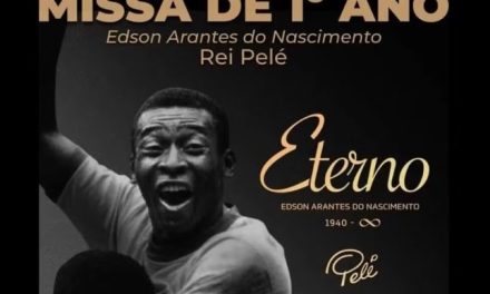 Cidade natal de Pelé celebra missa de um ano da morte do Rei do Futebol