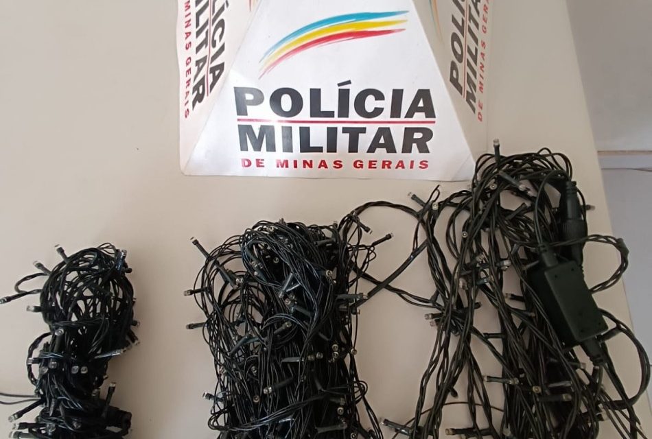 Idoso é preso após furtar fios e led’s de decoração natalina de Formiga