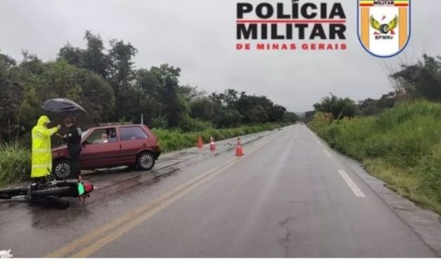 Motociclista inabilitado morre após acidente na MG-431, em Pará de Minas