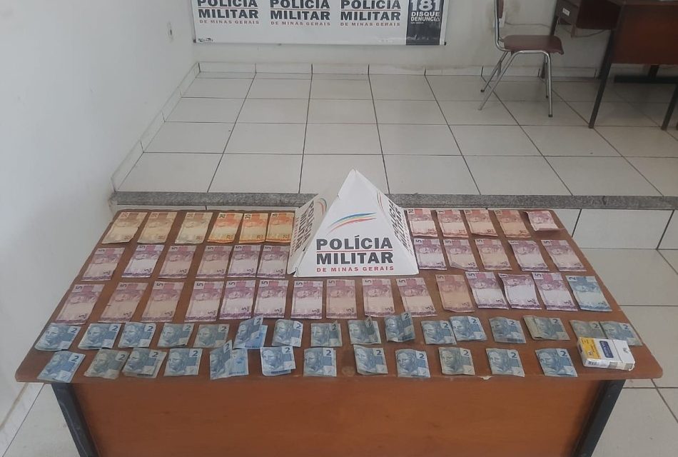 Homem é preso suspeito de roubo a estabelecimento comercial, em Bambuí