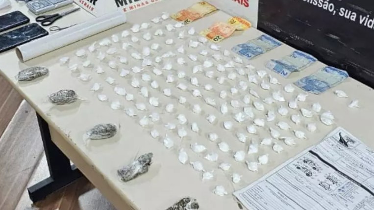 Homem é preso com grande quantidade de drogas em Nova Serrana
