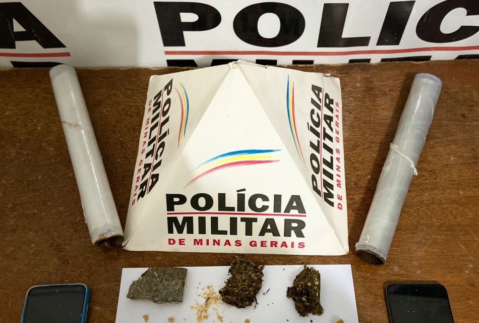 Casal é preso por abandono de incapaz e tráfico de drogas, em Bambuí