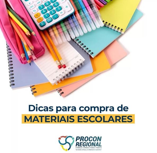 Procon Regional orienta sobre as compras escolares