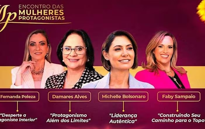 Michelle e Damares farão turnê em igrejas dos EUA; ingressos custam até US$ 95
