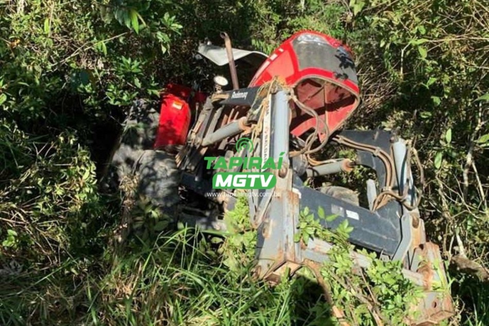 Trabalhador morre após acidente com trator na zona rural de Bambuí