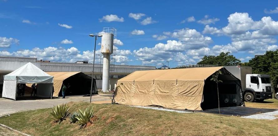 Hospital de campanha para atendimento de dengue já começa funcionar na sexta