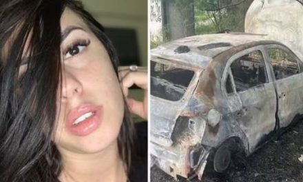 Carro de mulher que desapareceu após deixar filhos com amiga é encontrado carbonizado