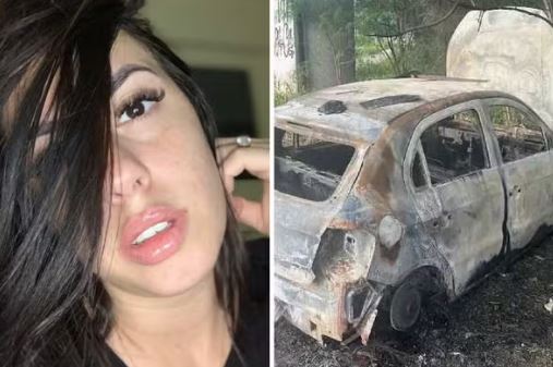 Carro de mulher que desapareceu após deixar filhos com amiga é encontrado carbonizado