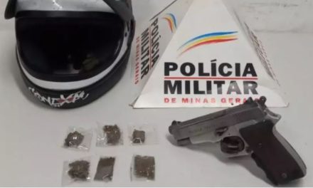 Homem é preso com drogas escondidas dentro de capacete em Nova Serrana