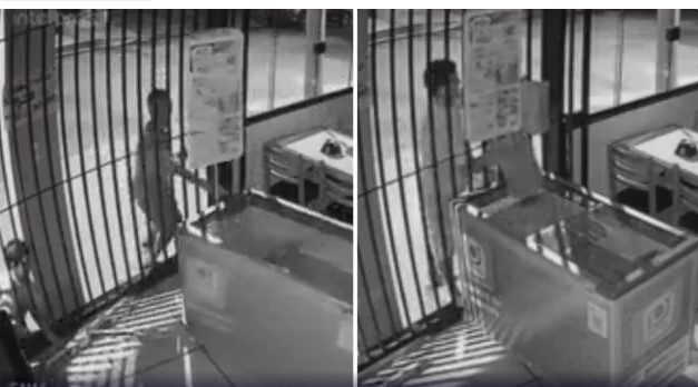 Ladrões puxam freezer e furtam sorvetes em padaria de SP