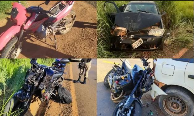 Moto é arrastada por 100 metros por motorista bêbada