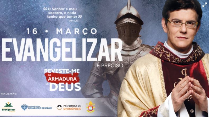 “Evangelizar é Preciso – Padre Reginaldo Manzotti” ocorre no sábado, em Divinópolis