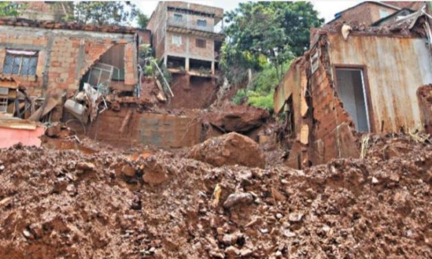 Chuva coloca BH sob alerta de risco de deslizamentos e desabamentos