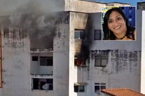 Psicóloga de 53 anos morre carbonizada após incêndio em apartamento