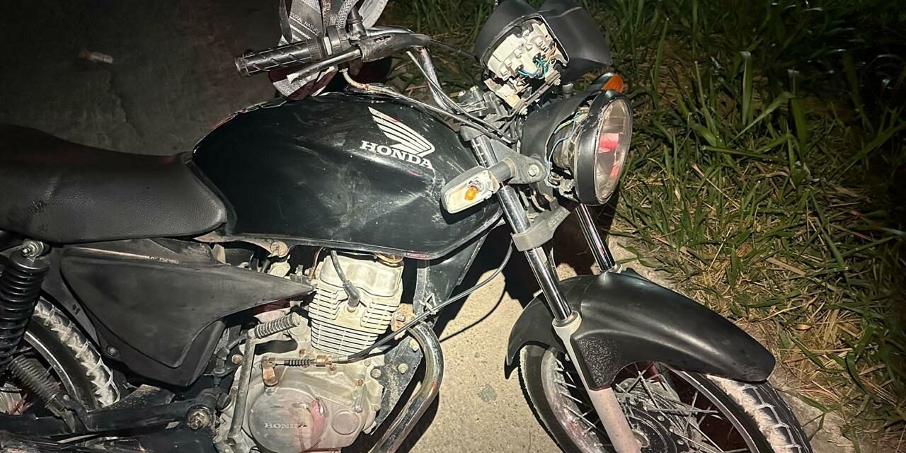 Acidente entre moto e caminhão deixa uma vítima grave na MG-050, em Formiga
