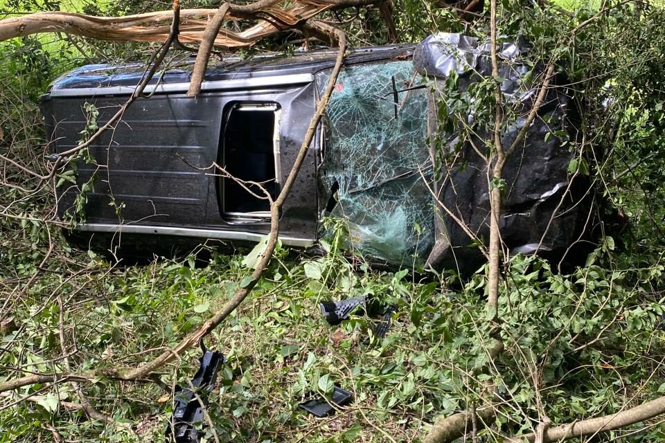 Formiguense sofre acidente na MG-050, em Córrego Fundo